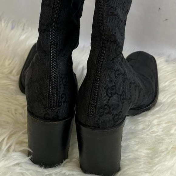Authentic Gucci Monogram GG Boots in Size 35 - Picture 4 of 4